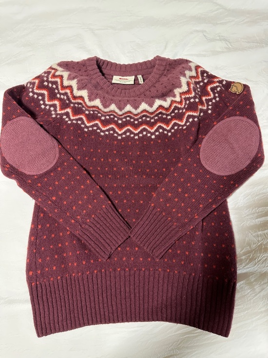 Fjallraven Sweaters - Fjallraven Cozy Knit Sweater in Dusty “Dark Garnet” Burgundy and Plum